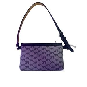 Michael Kors Gray Waist Belt Bag Women OS New MK Logo Signature Fanny Pack